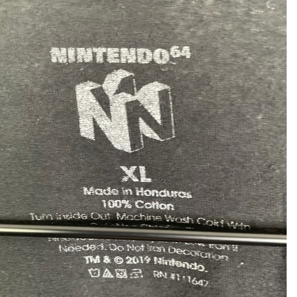 Nintendo 64 Men’s Black T-shirt - Picture 2 of 3